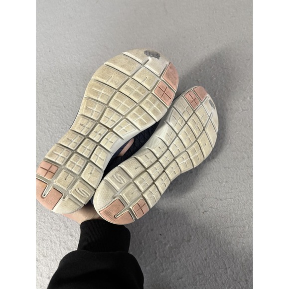 Skechers D'Lites Shoes Womens Size 7W Blue Wide Memory Foam Athletic Sneakers - Picture 7 of 7